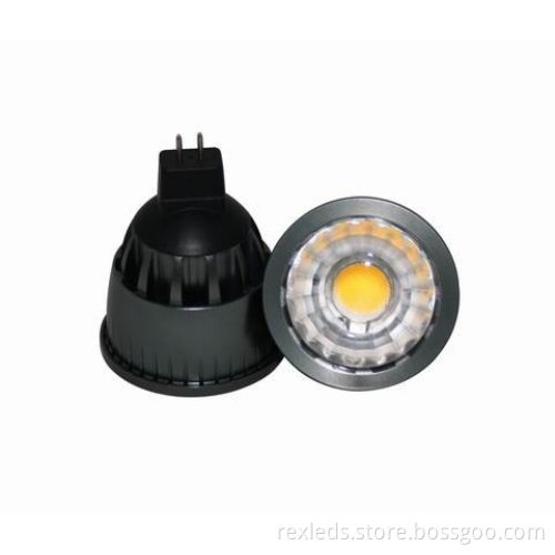 High Quality Cob Led Spot Light Bulb Gu10 5w / 6w Ip20 With Good Power Efficiency
